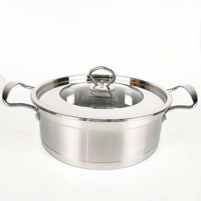 Wholesale Custom Stainless Steel saucepan Home cooking Stainless steel casseroles with lid,cookware set