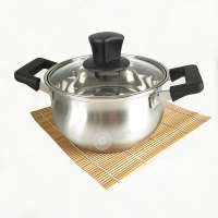 Wholesale Stainless steel Stainless steel cookware set Deep saucepan casseroles with composite bottom