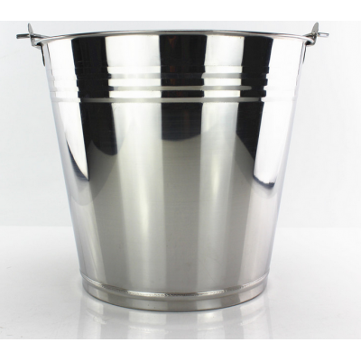 Hotel Supply full size stainless steel large bucket metal bucket for sale